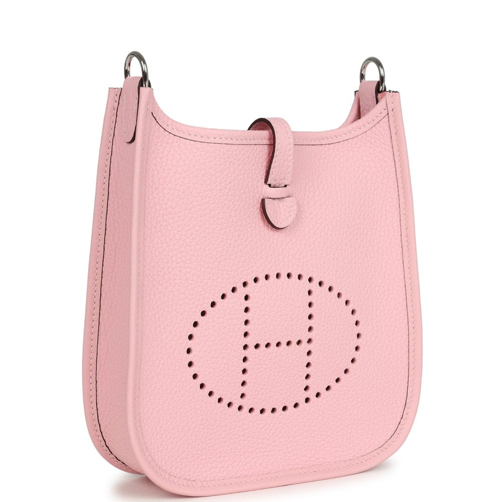 Hermes Evelyne TPM Rose Sakura Clemence Palladium Hardware - Image 2