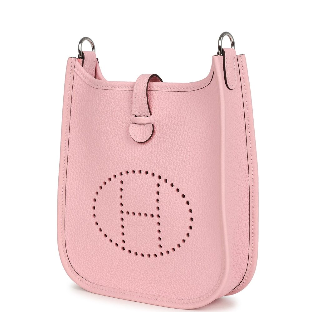 Hermes Evelyne TPM Rose Sakura Clemence Palladium Hardware - Image 5