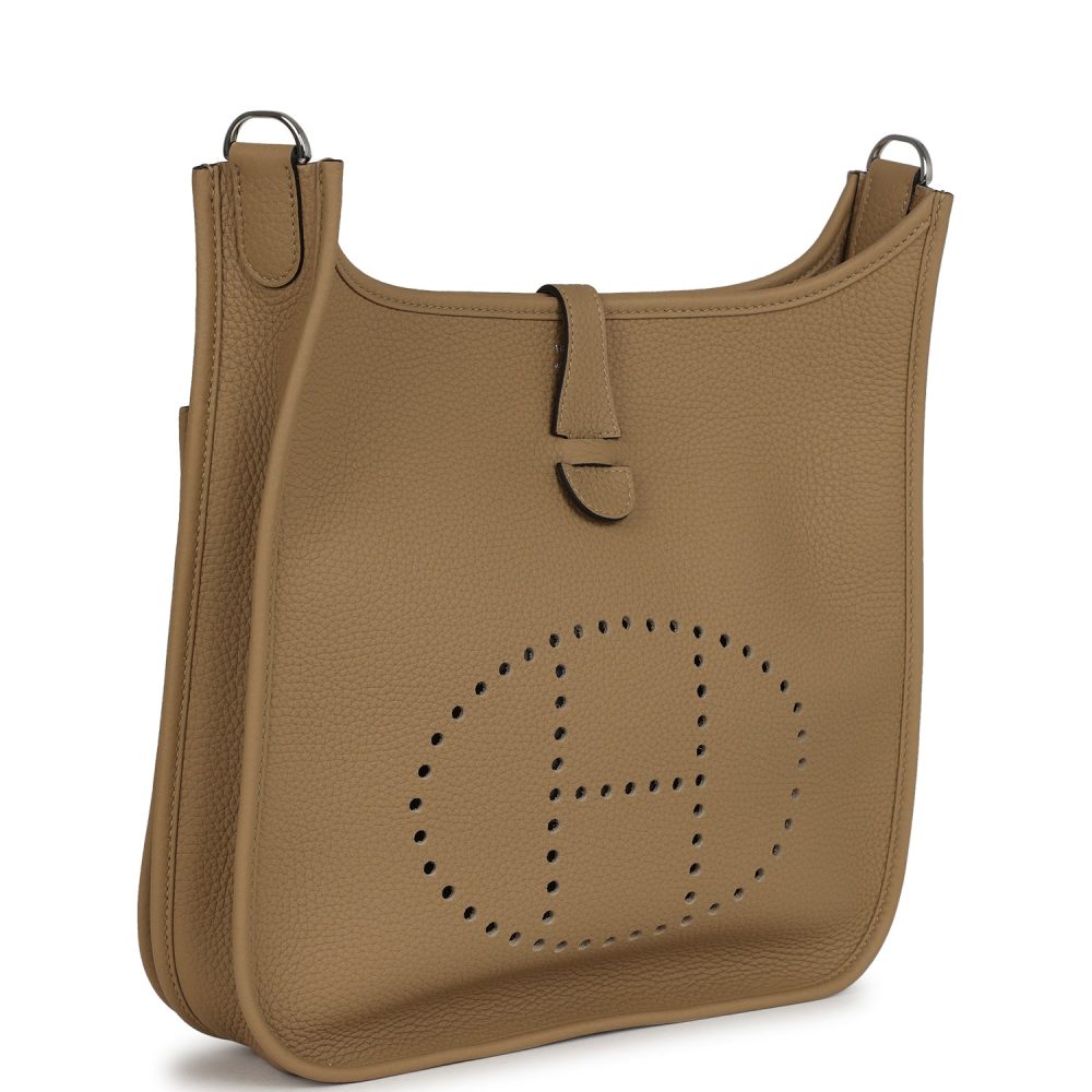Hermes Evelyne III PM Poussiere Clemence Palladium Hardware - Image 2