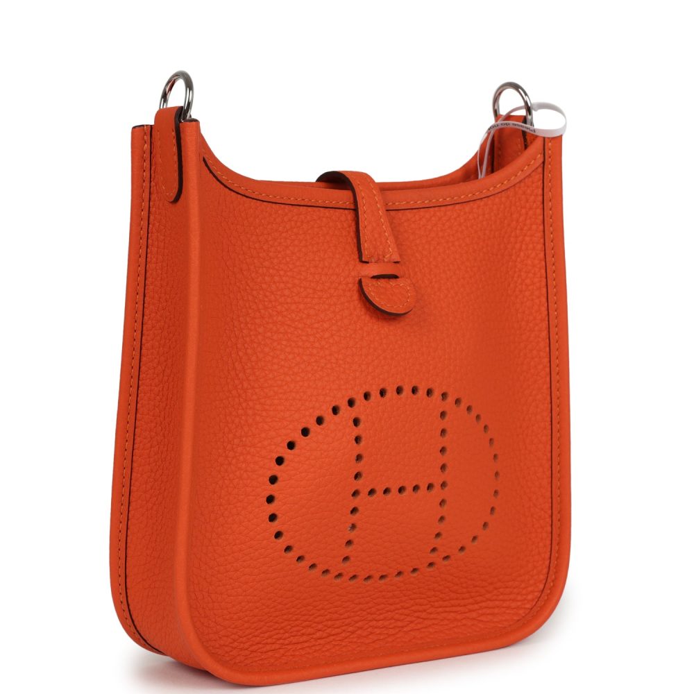 Hermes Evelyne TPM Feu Clemence Palladium Hardware - Image 2