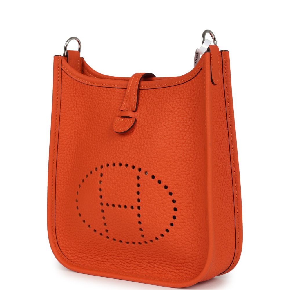 Hermes Evelyne TPM Feu Clemence Palladium Hardware - Image 5