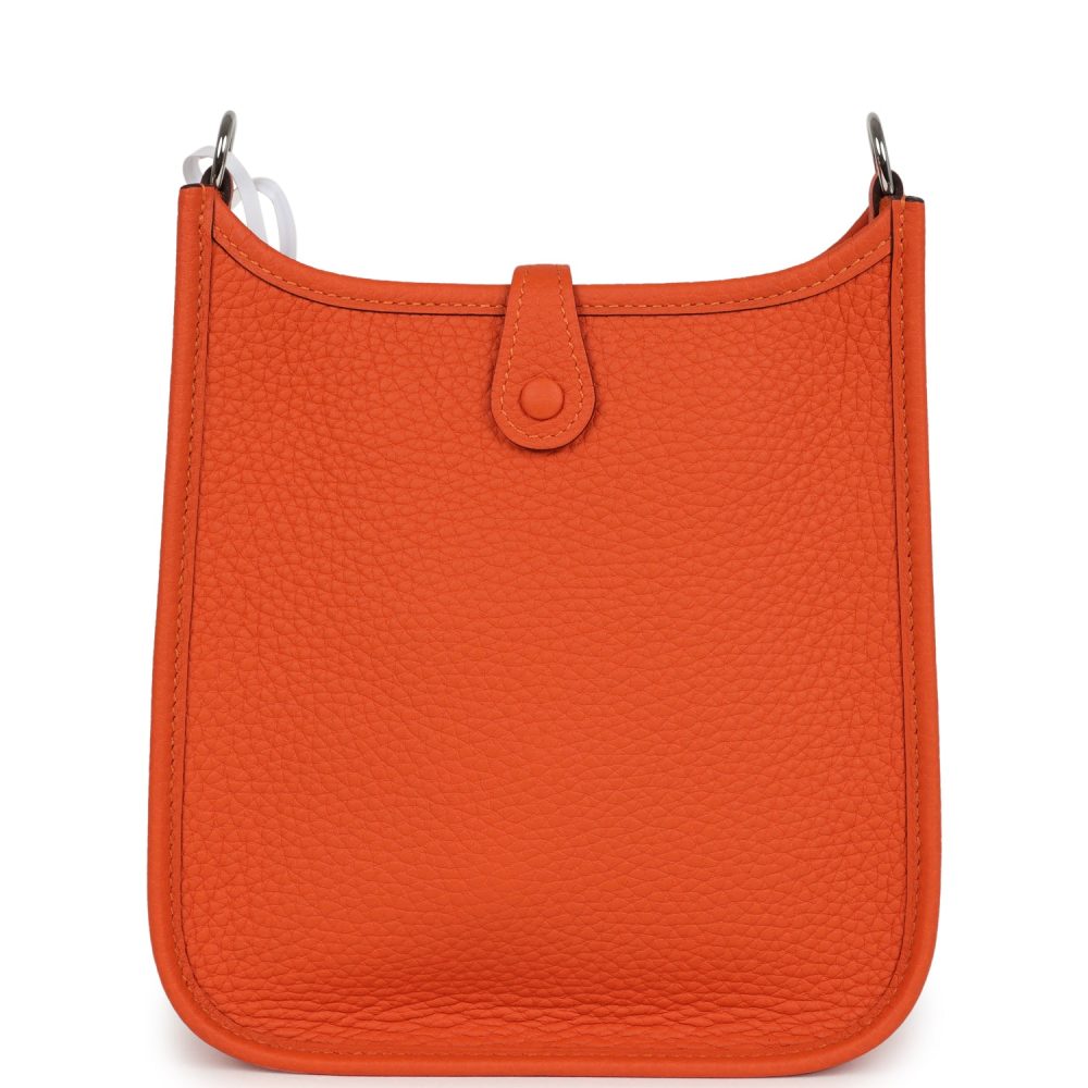 Hermes Evelyne TPM Feu Clemence Palladium Hardware - Image 4