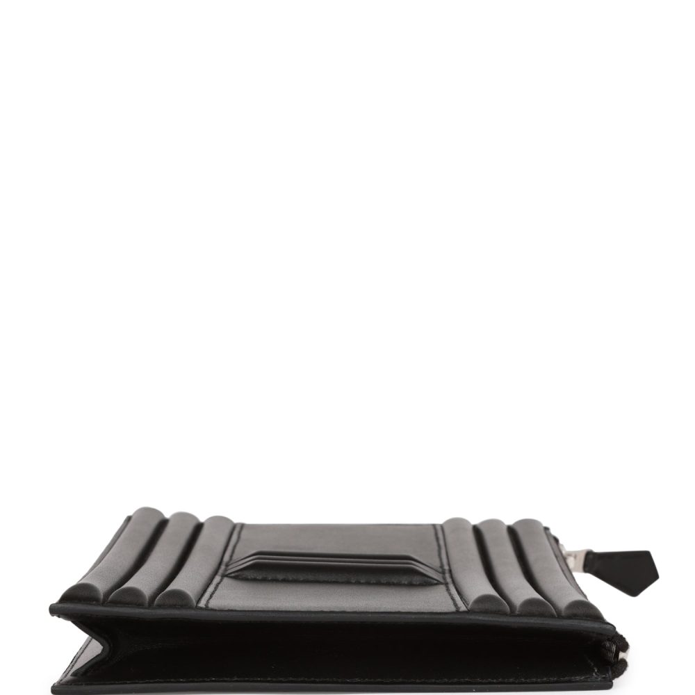 Hermes Cadena Lock Bag Black Tadelakt Palladium Hardware - Image 6