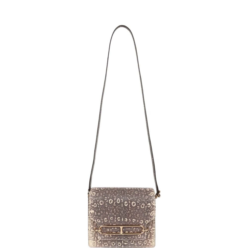 Hermes Mini Sac Roulis Ombre Lizard Varanus Salvator Gold Hardware - Image 8