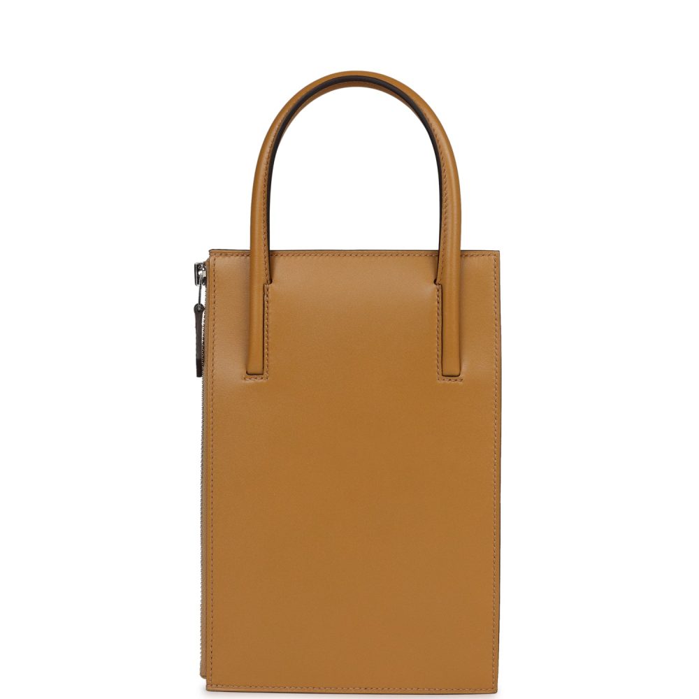 Hermes Cadena Lock Bag Poussiere Tadelakt Palladium Hardware - Image 4