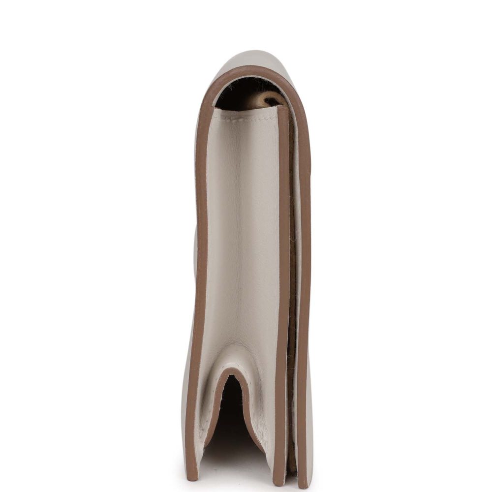 Hermes Shadow Kelly Cut Gris Pale Swift - Image 3