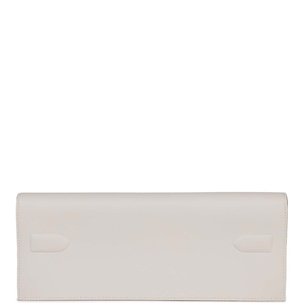 Hermes Shadow Kelly Cut Gris Pale Swift - Image 4