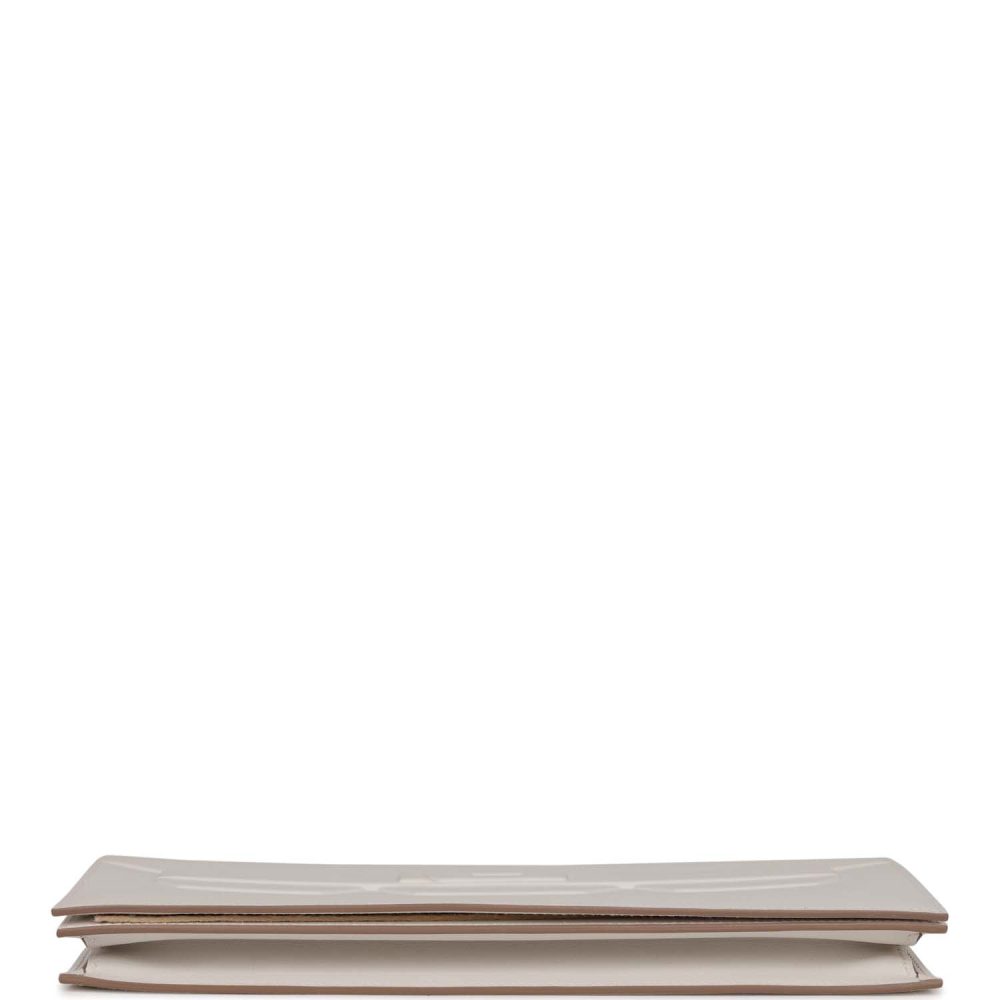 Hermes Shadow Kelly Cut Gris Pale Swift - Image 6