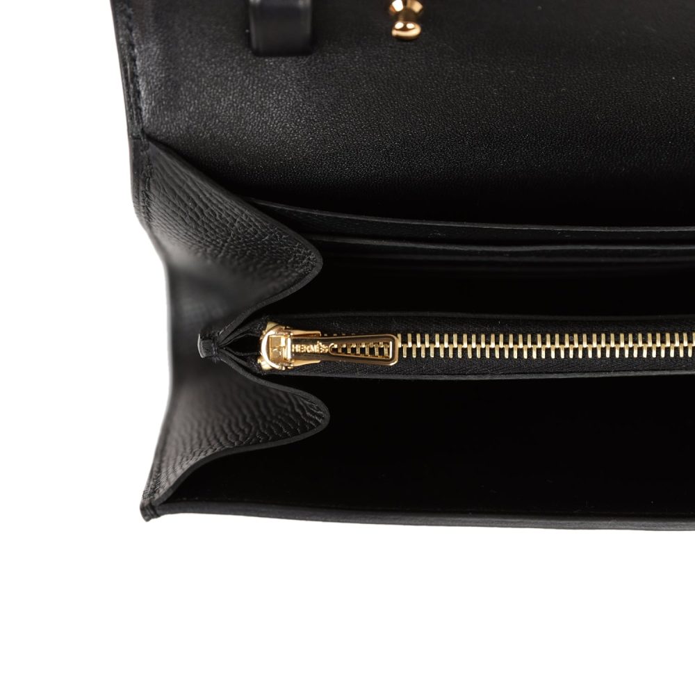 Hermes Constance Wallet To Go Black Epsom Gold Hardware - Image 9