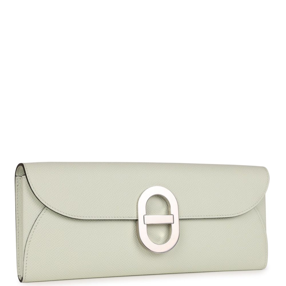 Hermes Chaine d'Ancre Wallet to Go Vert Fizz Epsom Palladium Hardware - Image 2