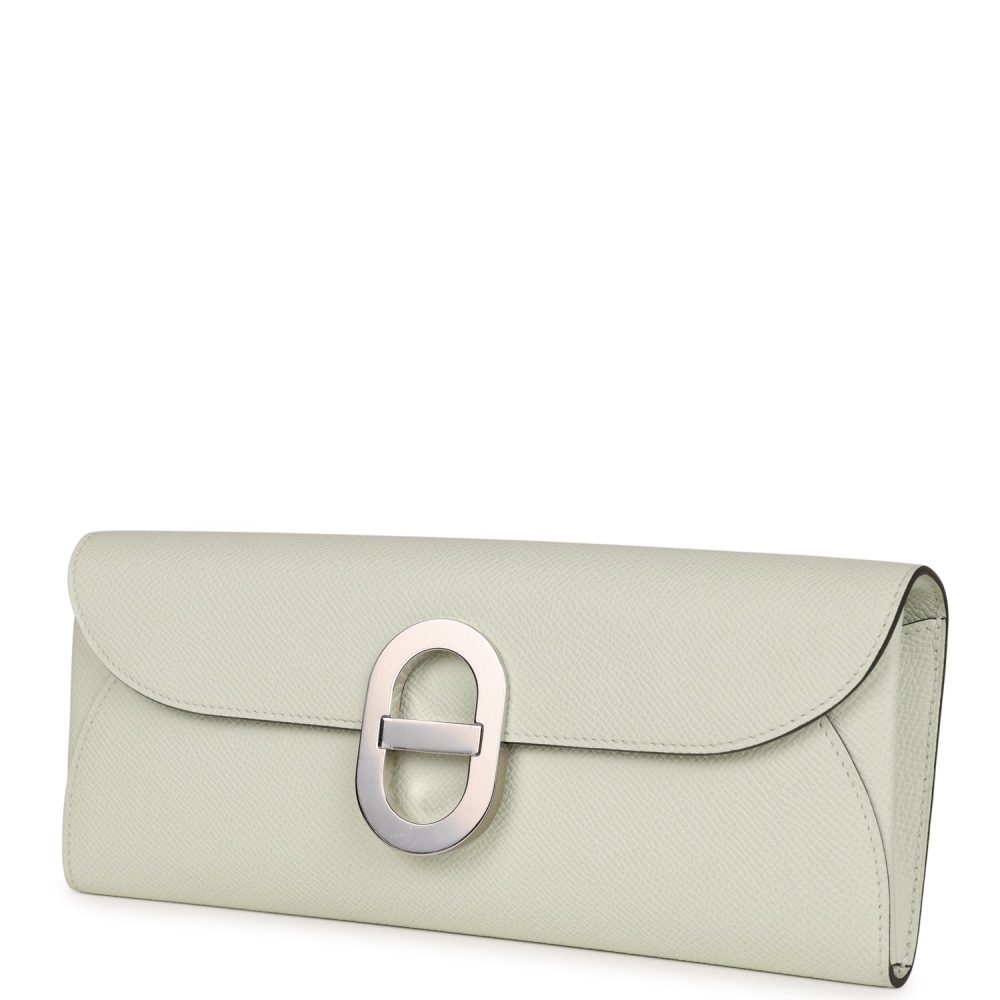 Hermes Chaine d'Ancre Wallet to Go Vert Fizz Epsom Palladium Hardware - Image 5