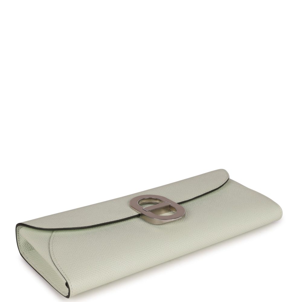 Hermes Chaine d'Ancre Wallet to Go Vert Fizz Epsom Palladium Hardware - Image 6