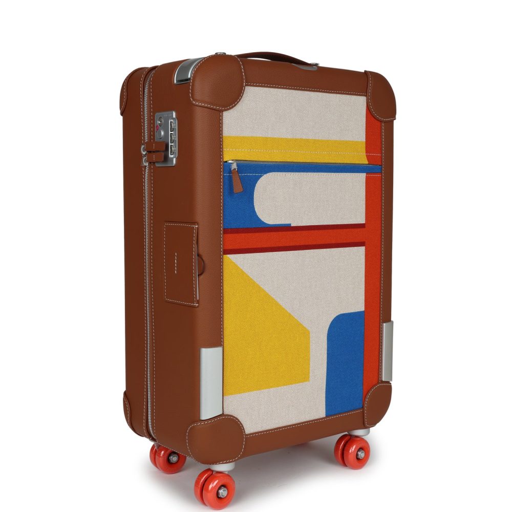 Hermes R.M.S. Cabine 55 Rolling Suitcase Multicolor Canvas - Image 2