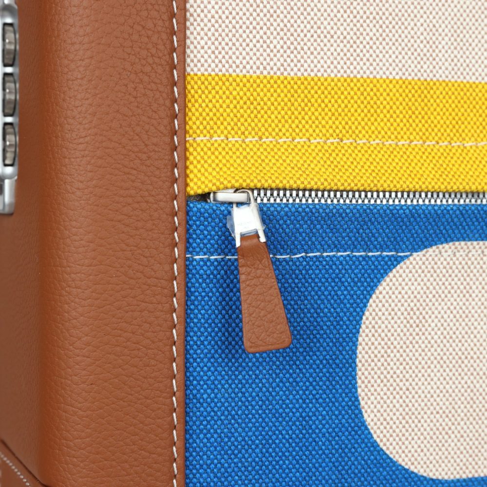 Hermes R.M.S. Cabine 55 Rolling Suitcase Multicolor Canvas - Image 9