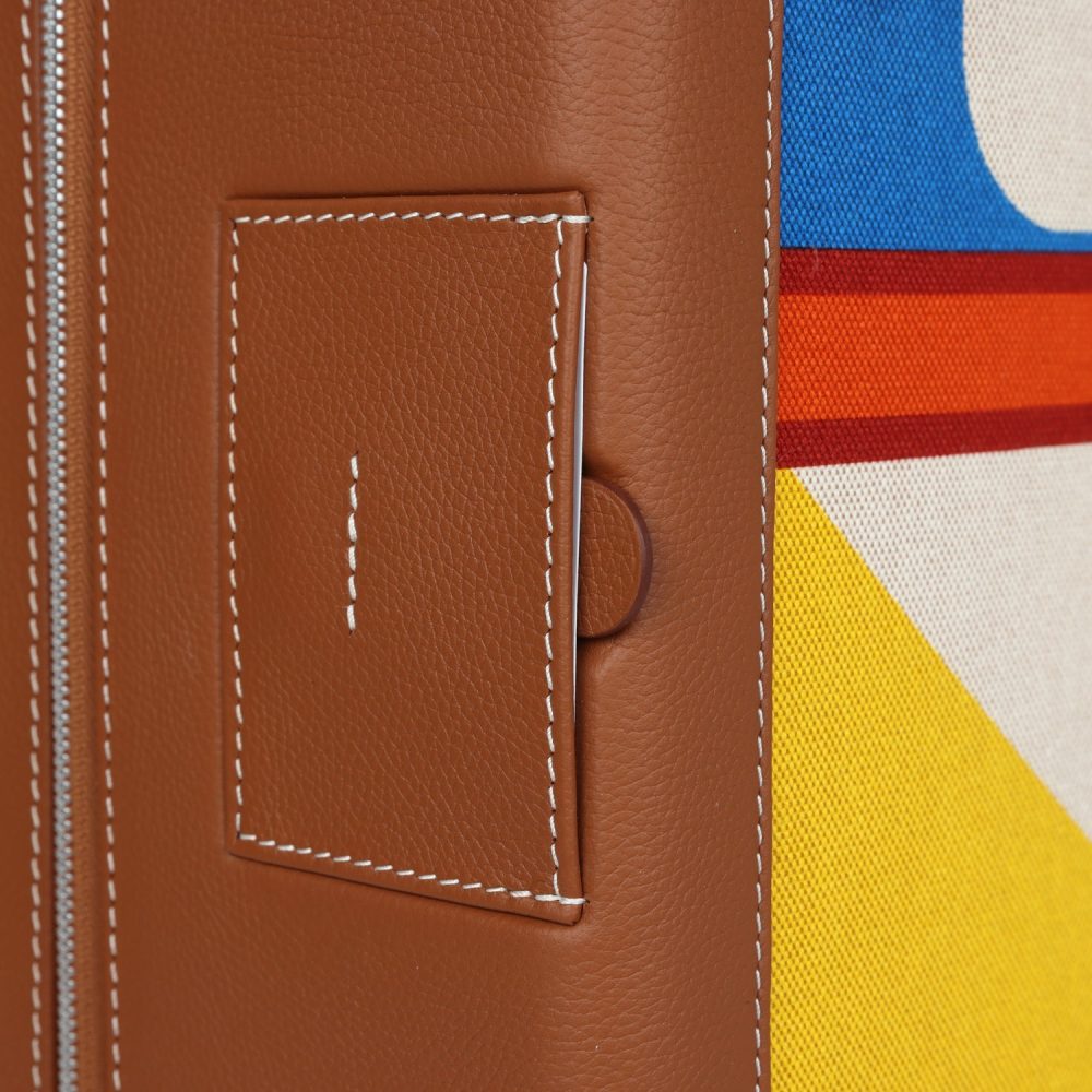 Hermes R.M.S. Cabine 55 Rolling Suitcase Multicolor Canvas - Image 10