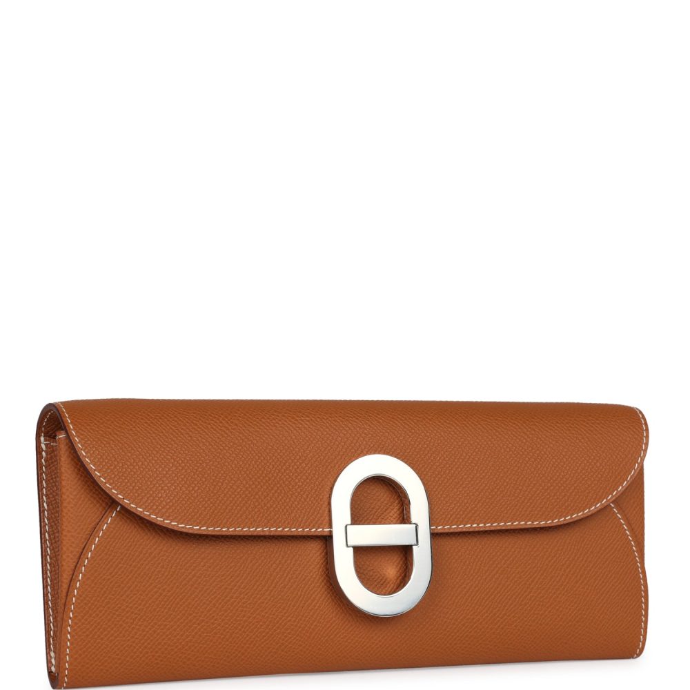 Hermes Chaine d' Ancre Wallet to Go Gold Epsom Palladium Hardware - Image 2