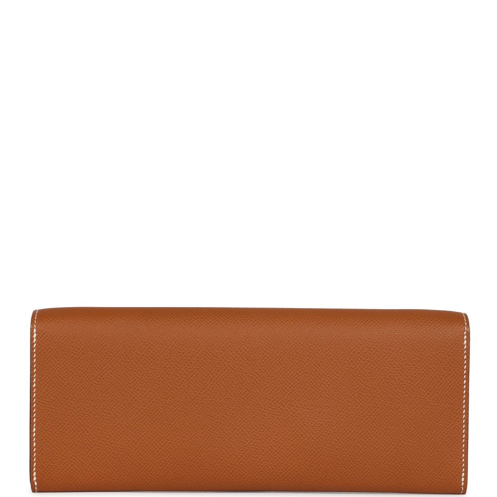 Hermes Chaine d' Ancre Wallet to Go Gold Epsom Palladium Hardware - Image 4