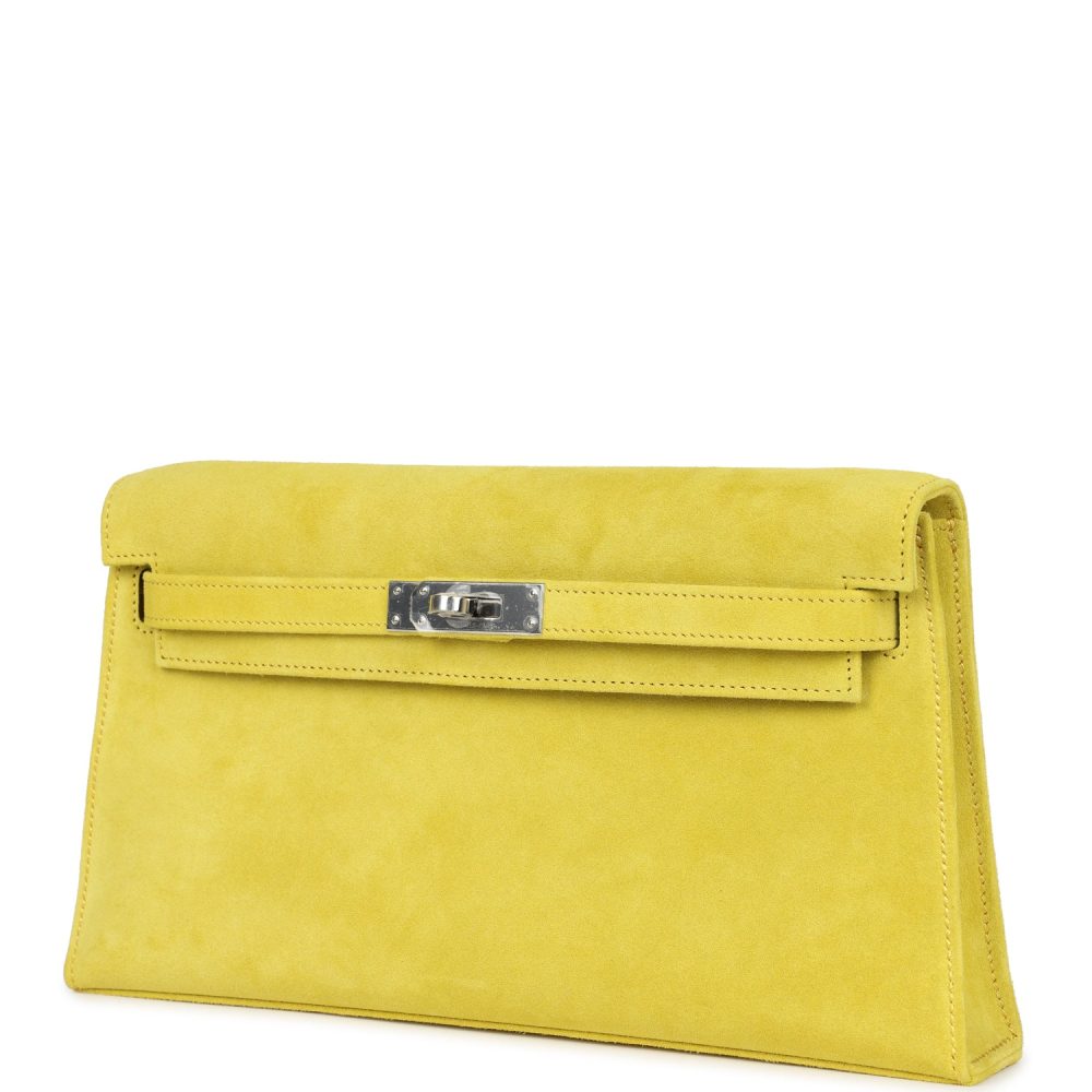 Hermes Kelly Elan Jaune De Naples Doblis Palladium Hardware - Image 5