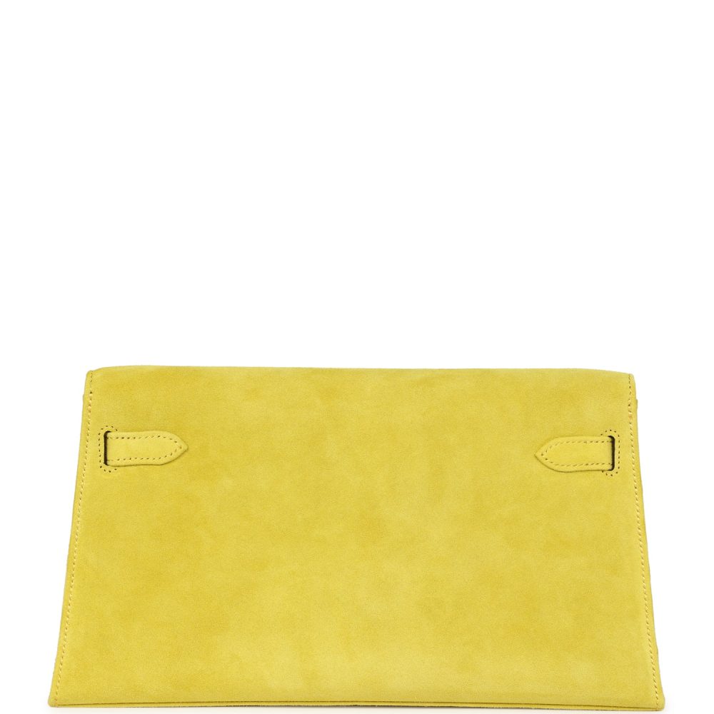 Hermes Kelly Elan Jaune De Naples Doblis Palladium Hardware - Image 4