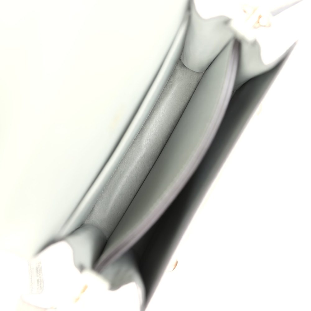 Hermes Mini Roulis Gris Ciment Shiny Alligator Permabrass Hardware - Image 10