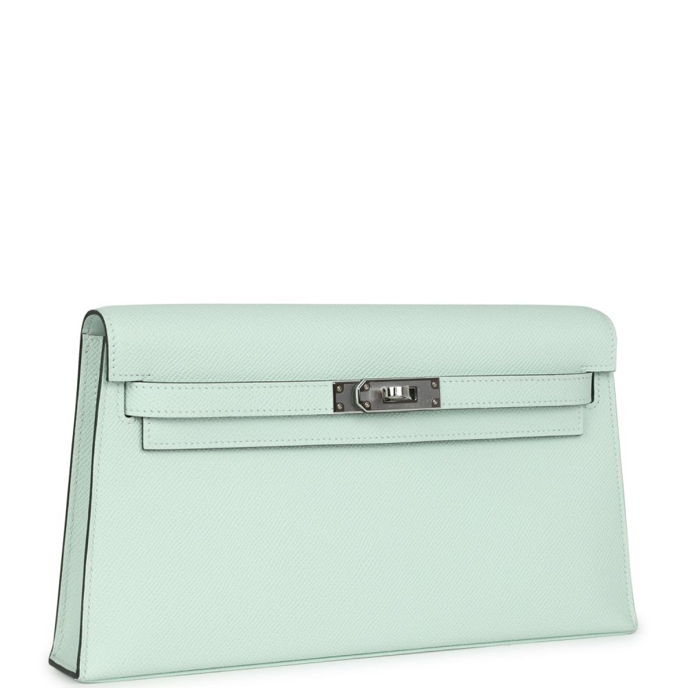Hermes Kelly Elan Vert Peppermint Epsom Palladium Hardware - Image 2
