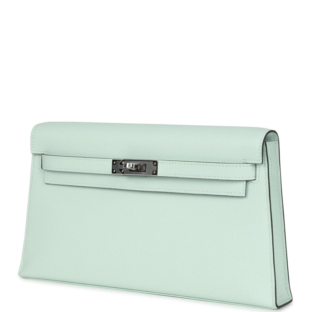 Hermes Kelly Elan Vert Peppermint Epsom Palladium Hardware - Image 5