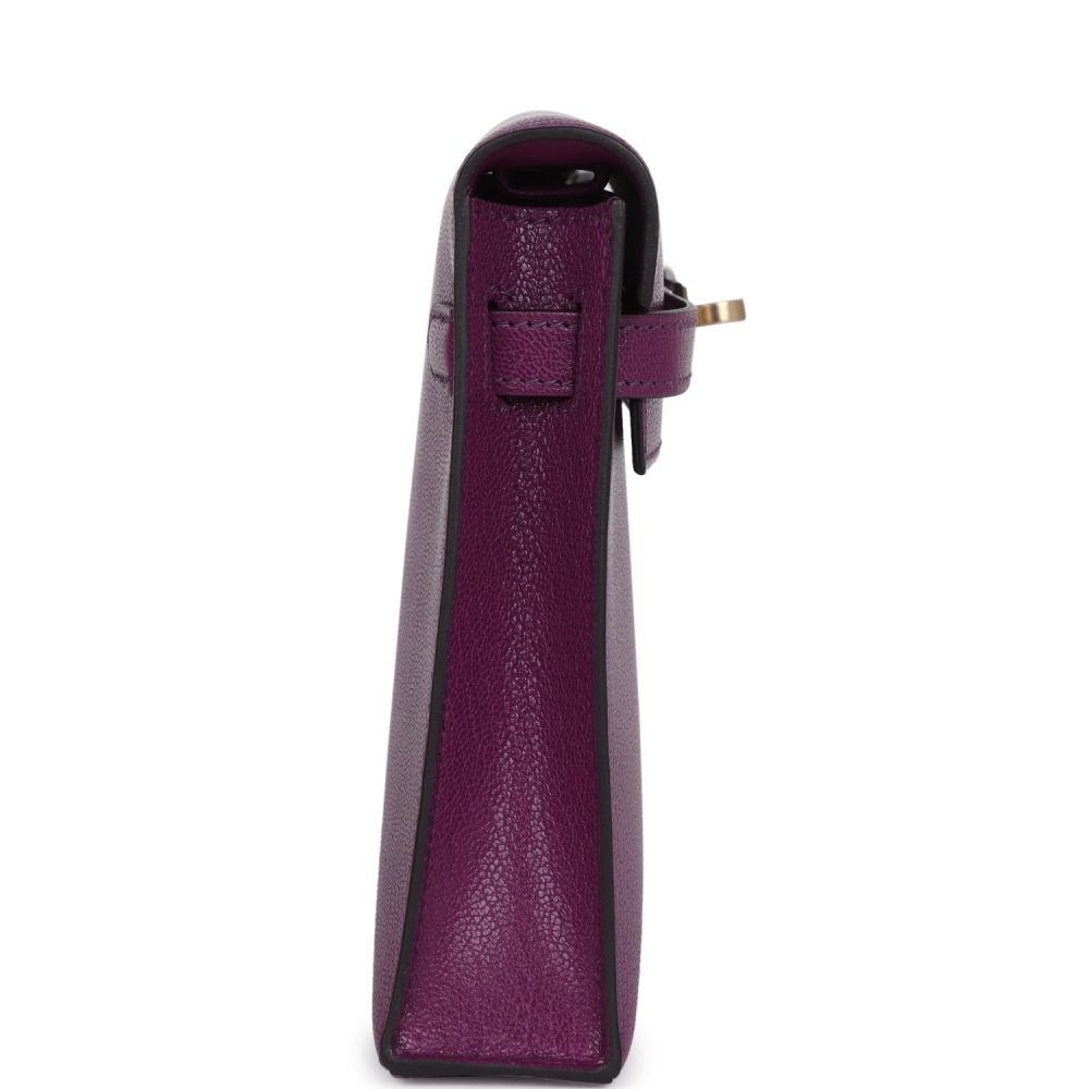 Hermes Kelly Elan Anemone Chevre Chamkila Permabrass Hardware - Image 3
