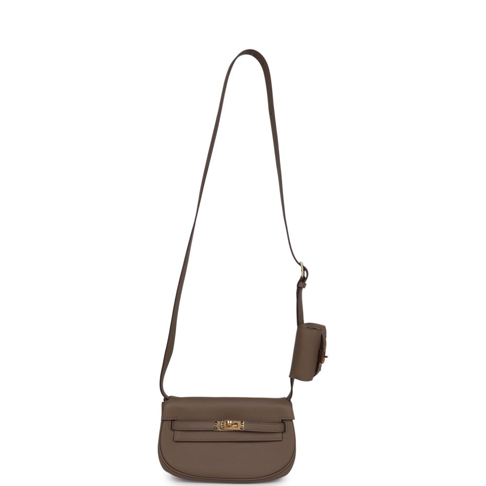 Hermes Kelly Moove Etoupe Swift Gold Hardware - Image 8