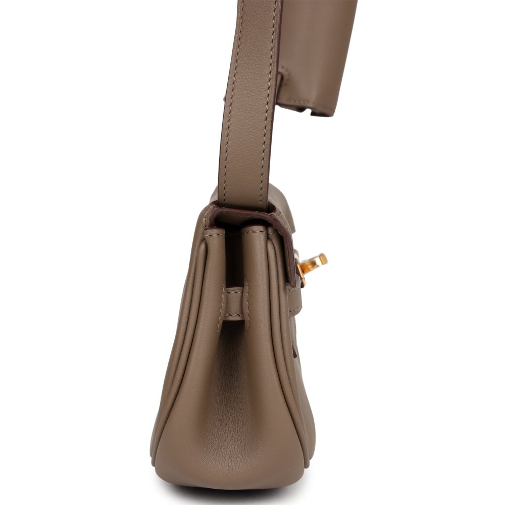 Hermes Kelly Moove Etoupe Swift Gold Hardware - Image 3
