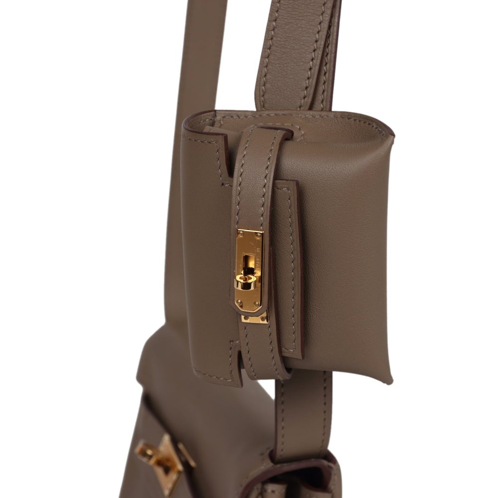 Hermes Kelly Moove Etoupe Swift Gold Hardware - Image 9