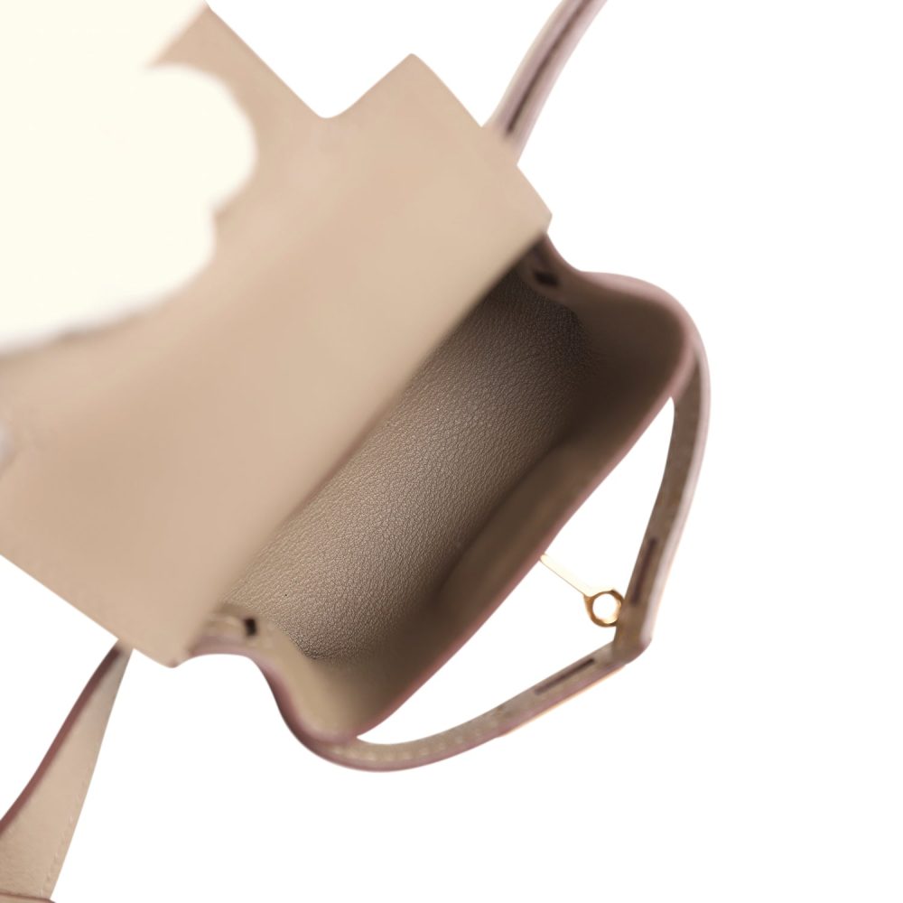 Hermes Kelly Moove Etoupe Swift Gold Hardware - Image 12
