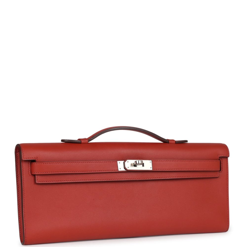 Hermes Kelly Cut Sanguine Swift Palladium Hardware - Image 2