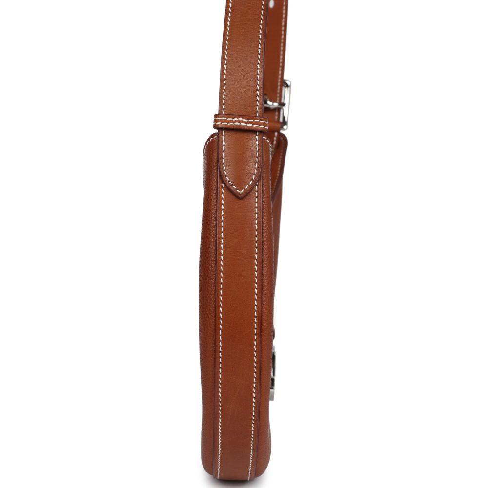 Hermes P'tit Arcon Bag Fauve Barenia Faubourg Palladium Hardware - Image 3