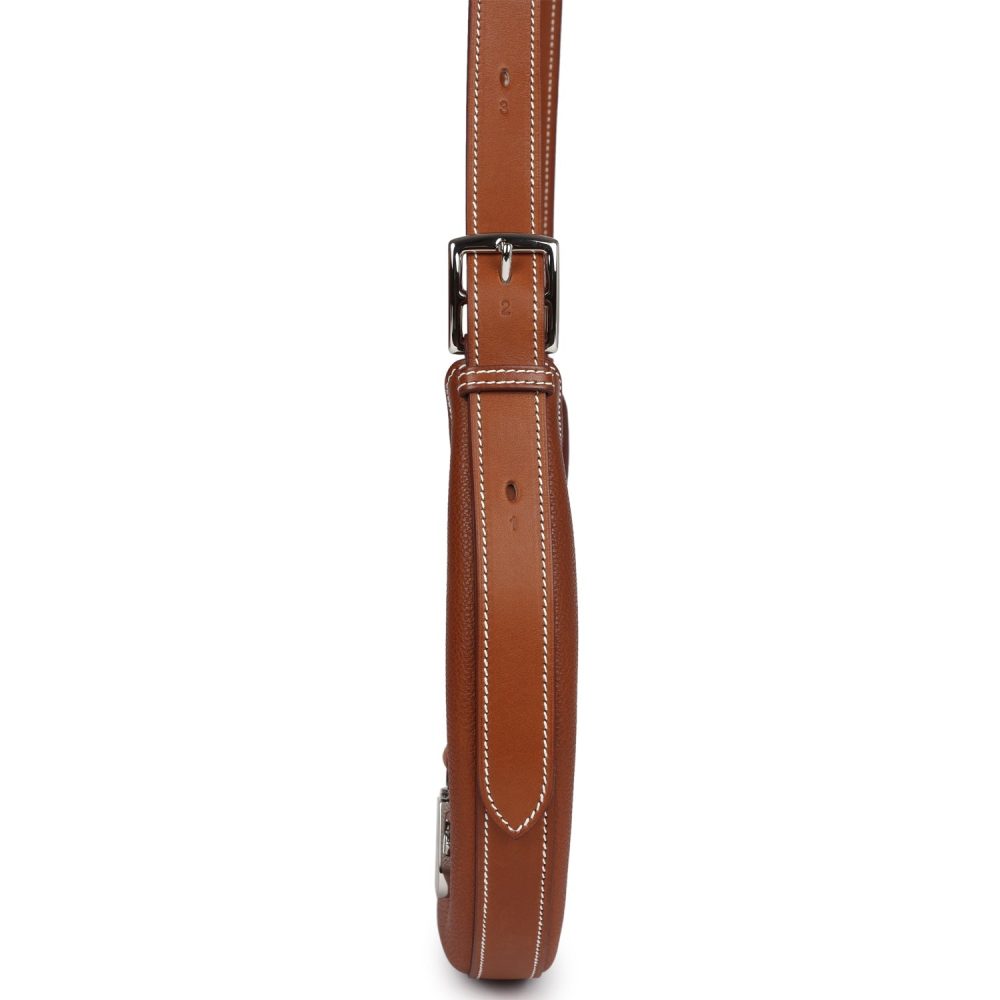 Hermes P'tit Arcon Bag Fauve Barenia Faubourg Palladium Hardware - Image 6