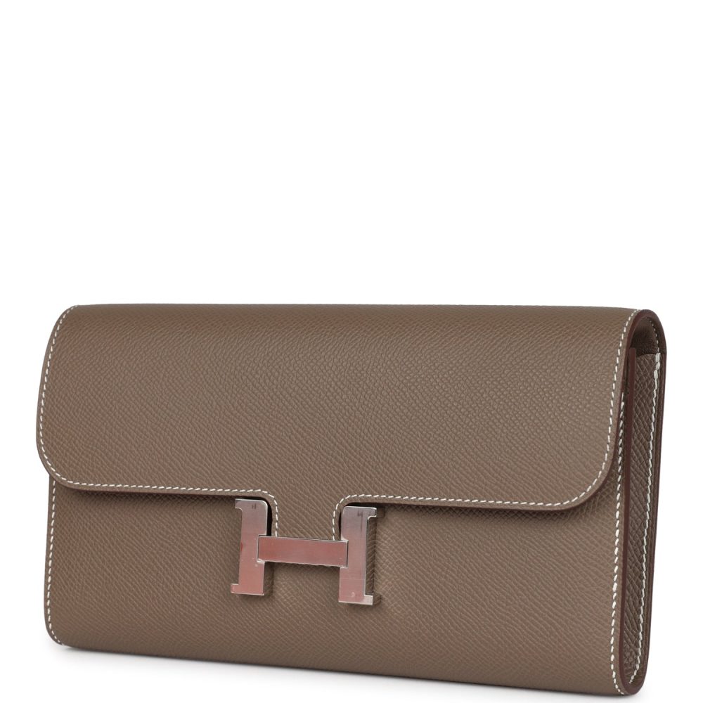 Hermes Constance Wallet To Go Etoupe Epsom Palladium Hardware - Image 3