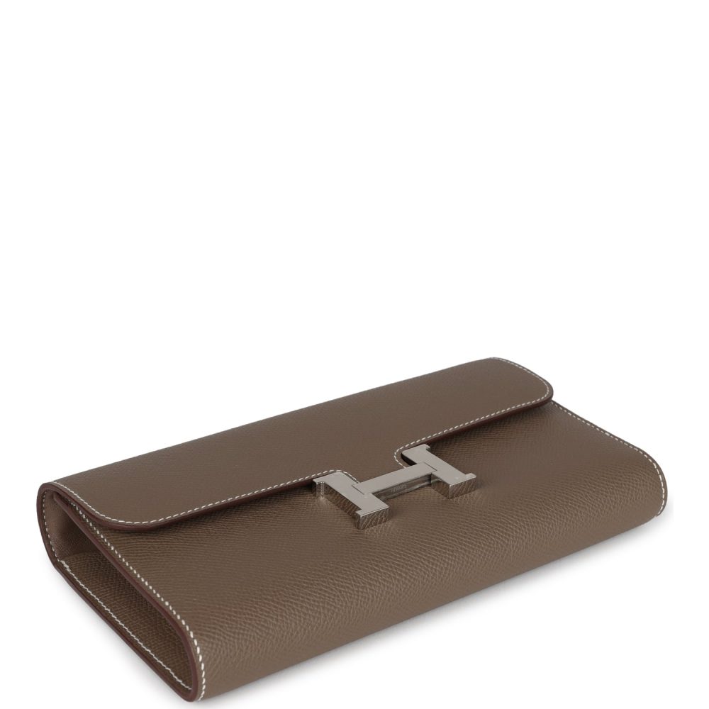 Hermes Constance Wallet To Go Etoupe Epsom Palladium Hardware - Image 6