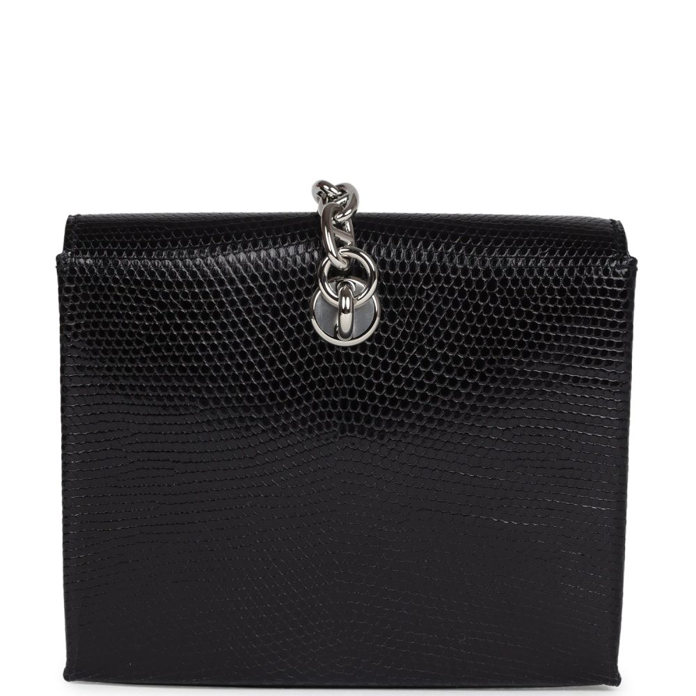 Hermes Chaine d' Ancre Wallet to Go Black Varanus Niloticus Lizard Palladium Hardware - Image 4