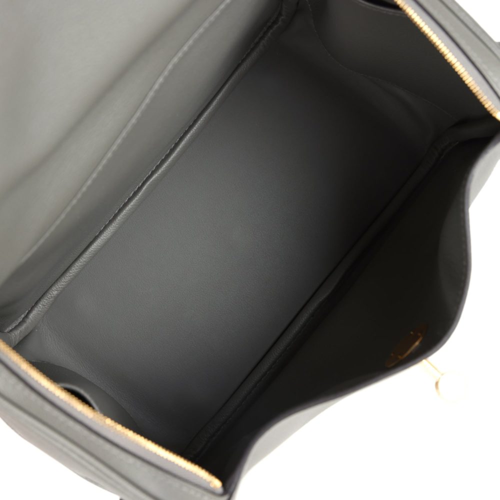 Hermes Lindy 26 Gris Meyer Evercolor Gold Hardware - Image 9