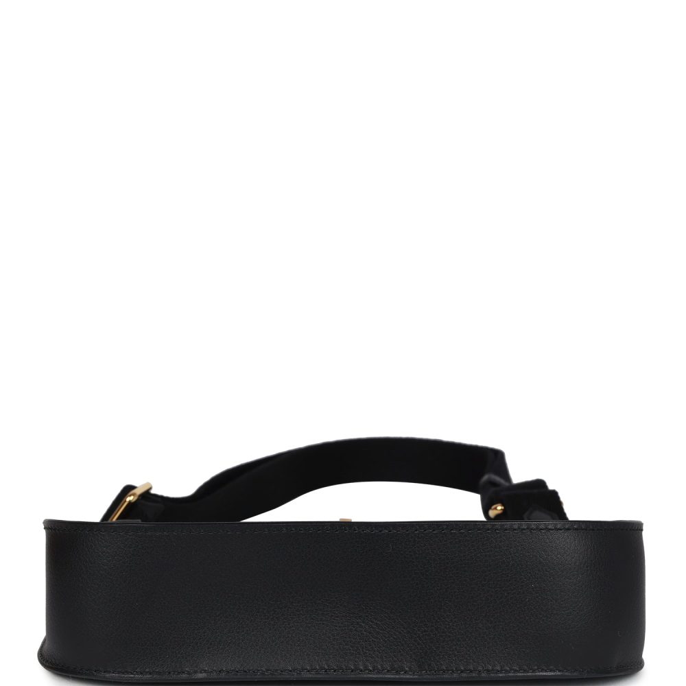 Hermes Mini Jypsiere Black Evergrain Gold Hardware - Image 6