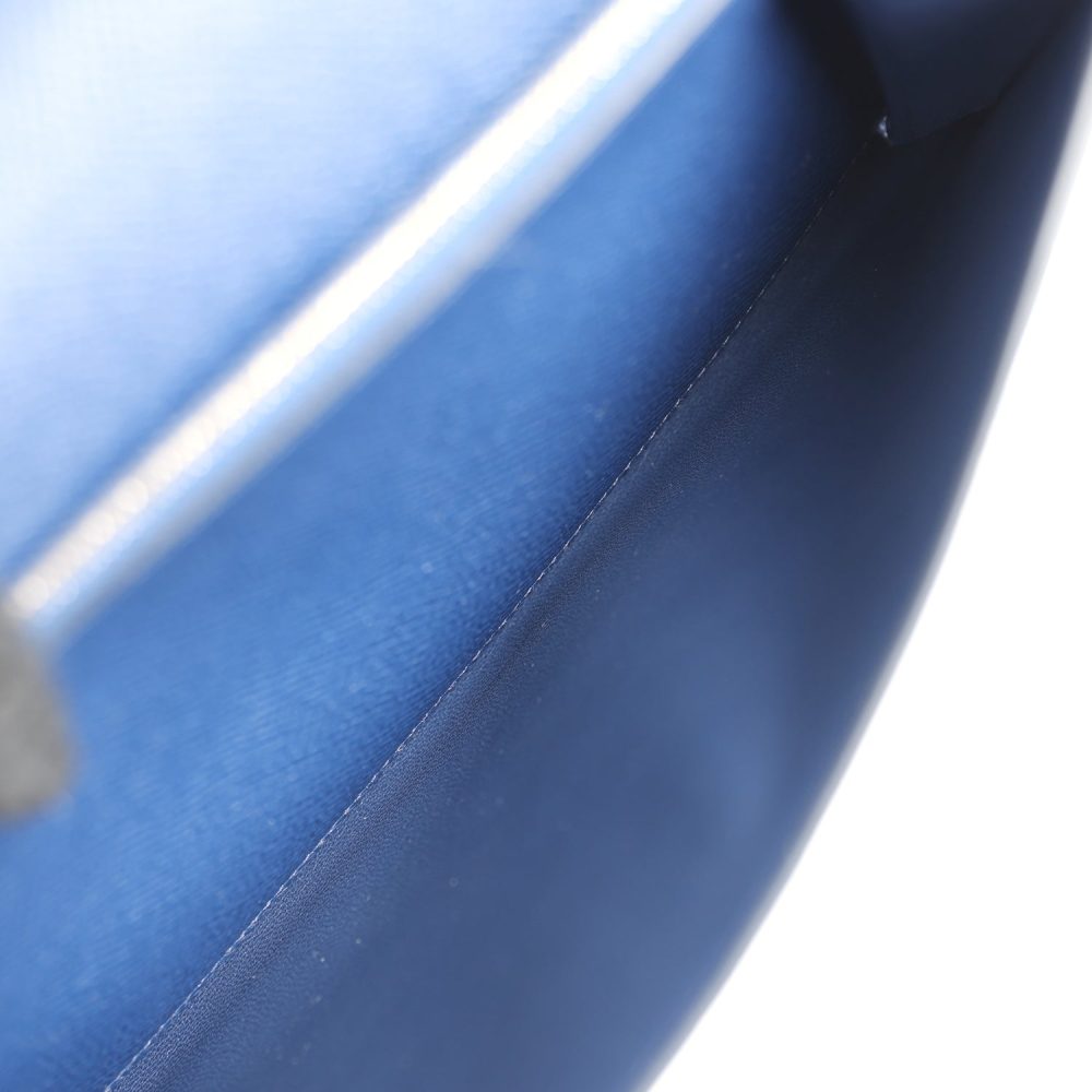 Hermes Constance Wallet To Go Bleu Navy Epsom Palladium Hardware - Image 10
