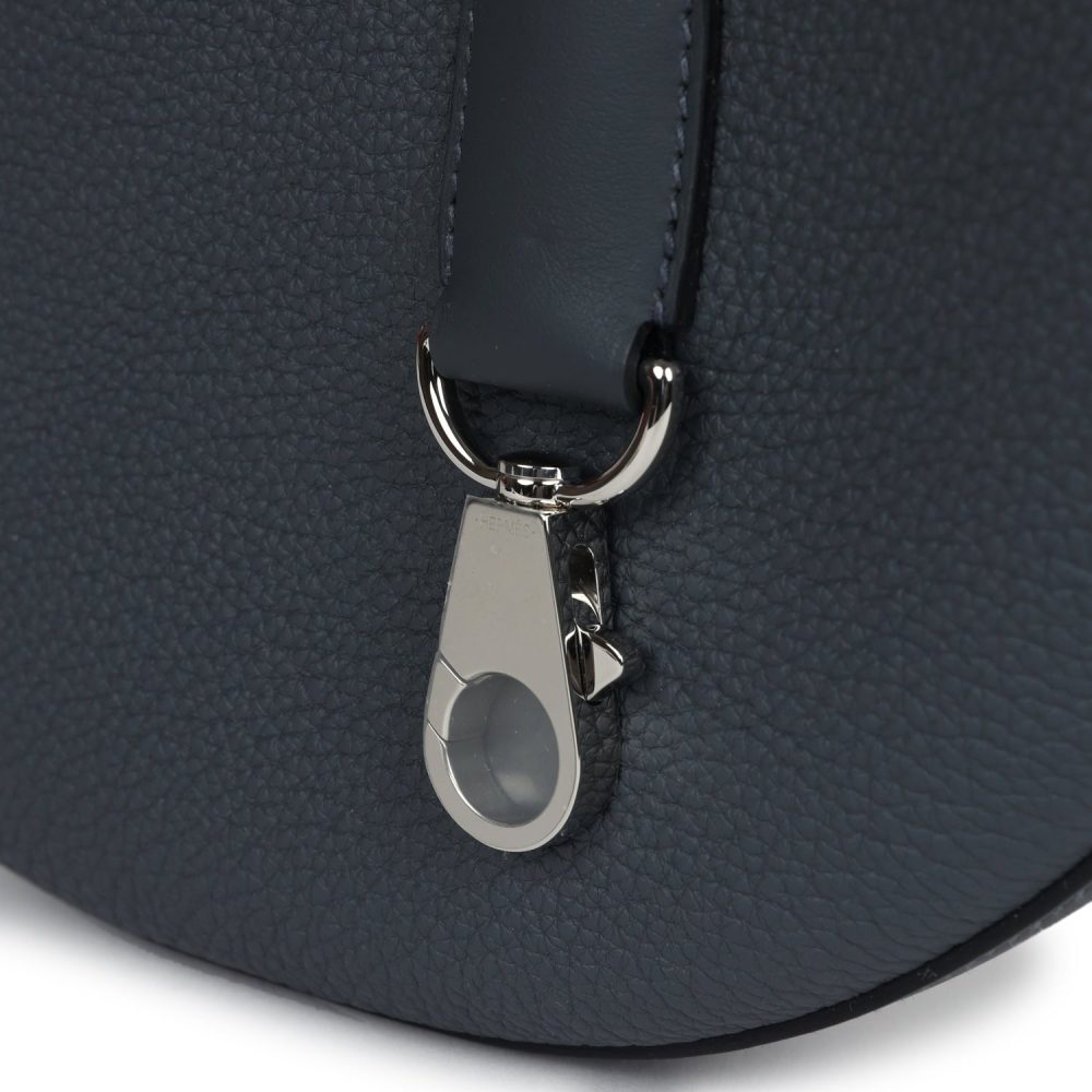 Hermes P'tit Arcon Bag Gris Misty Togo and Swift Palladium Hardware - Image 9