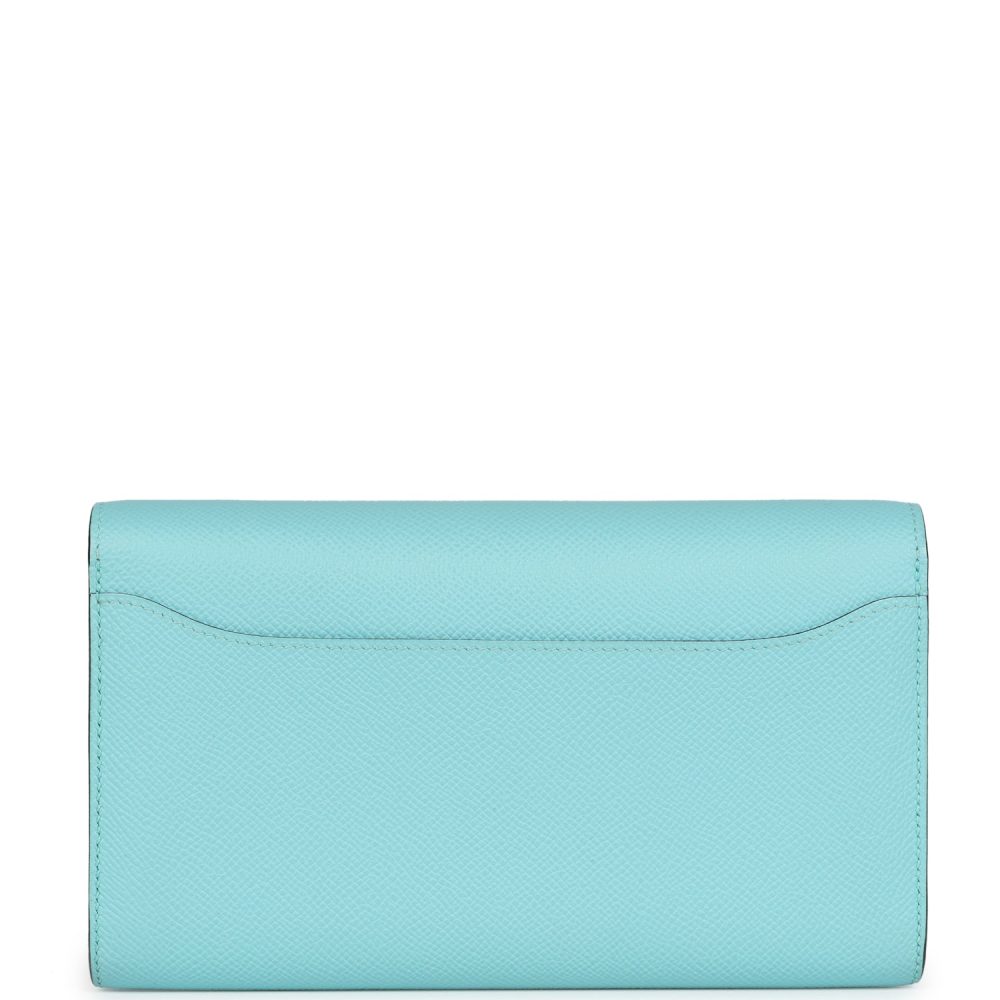 Hermes Constance Wallet To Go Bleu Atoll Epsom Gold Hardware - Image 4