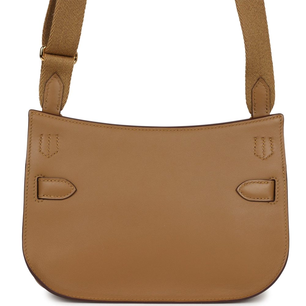 Hermes Mini Jypsiere Bronze Dore Swift Gold Hardware - Image 4