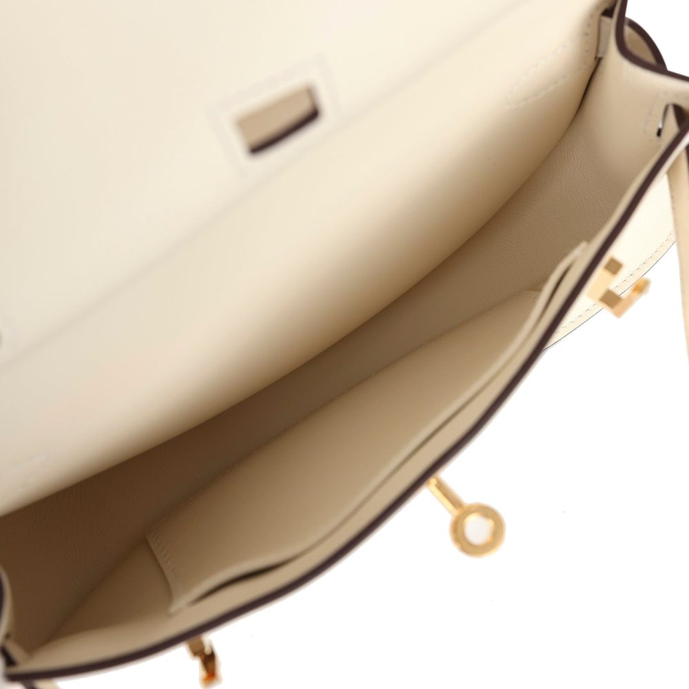 Hermes Mini Jypsiere Nata Swift Gold Hardware - Image 9