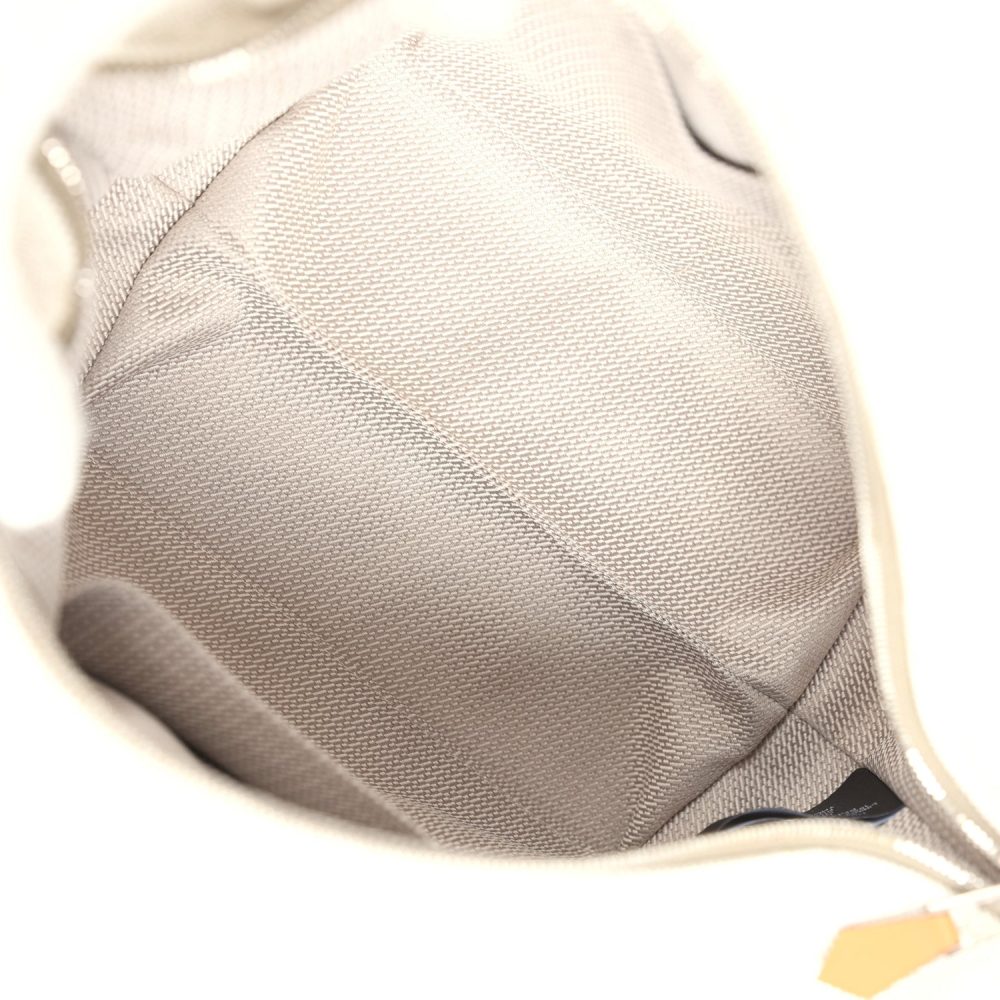 Hermes Bride A Brac Case PM Jaune Citron Plume Canvas Palladium Hardware - Image 9