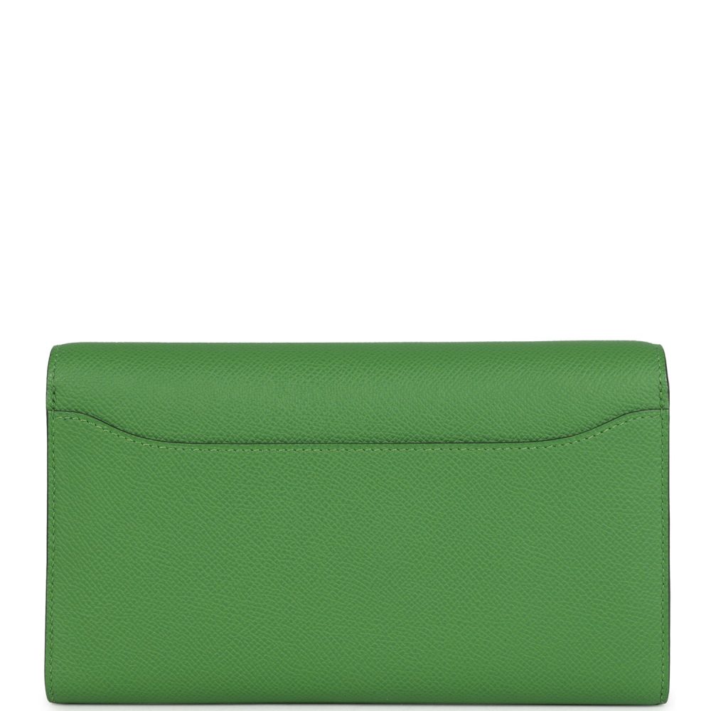 Hermes Constance Wallet To Go Vert Yucca Epsom Gold Hardware - Image 4