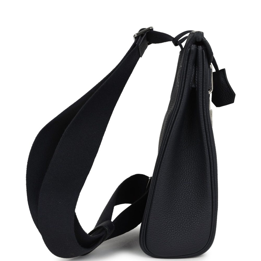 Hermes HAC A Dos PM Backpack Caban Togo Palladium Hardware - Image 3
