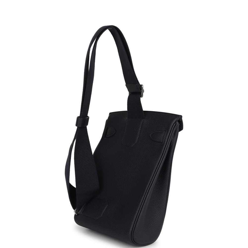 Hermes HAC A Dos PM Backpack Caban Togo Palladium Hardware - Image 8