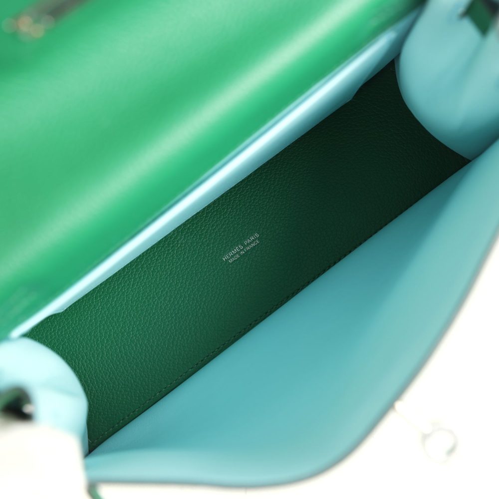 Hermes Kelly Danse Cactus Verso Evercolor Palladium Hardware - Image 8
