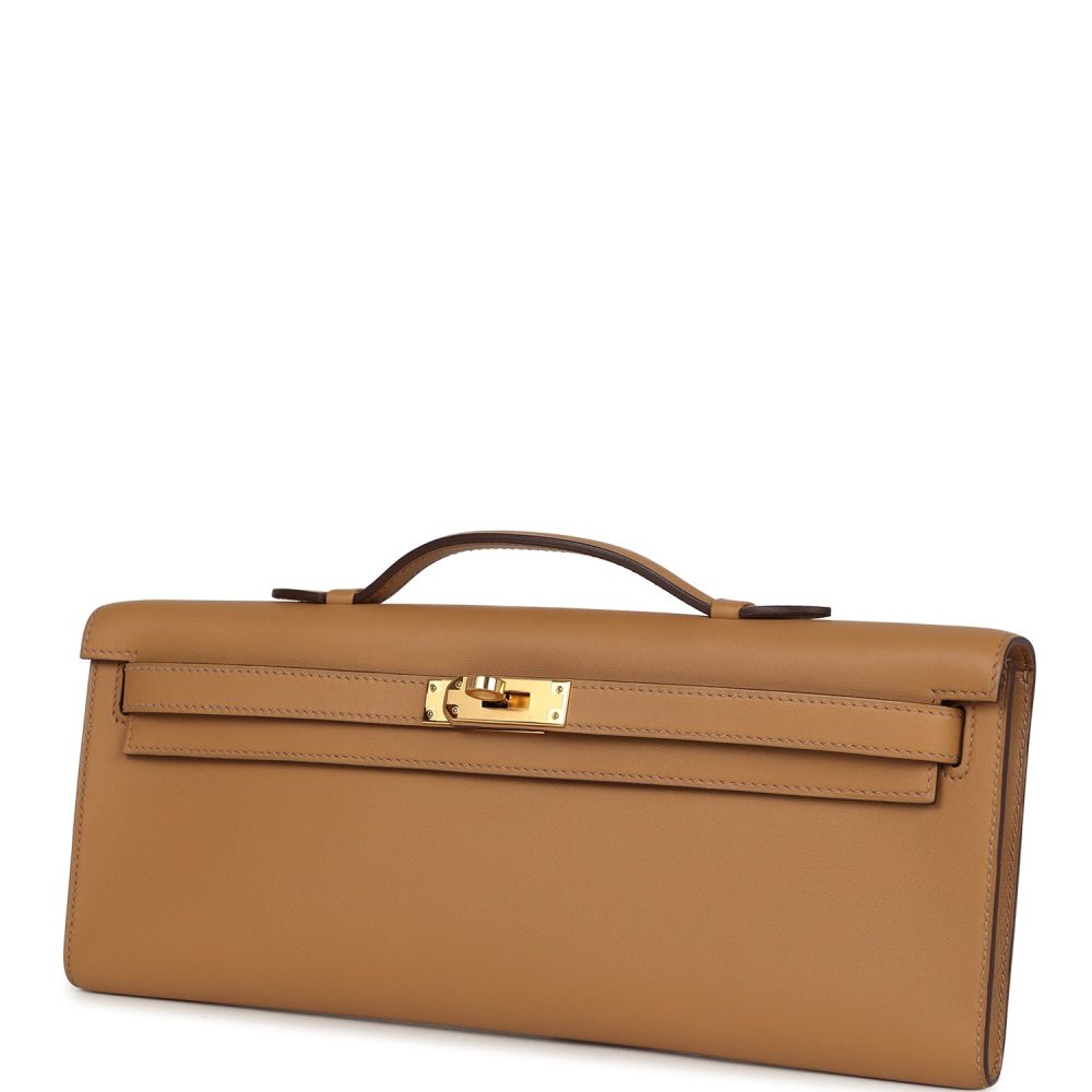 Hermes Kelly Cut Biscuit Swift Gold Hardware - Image 5